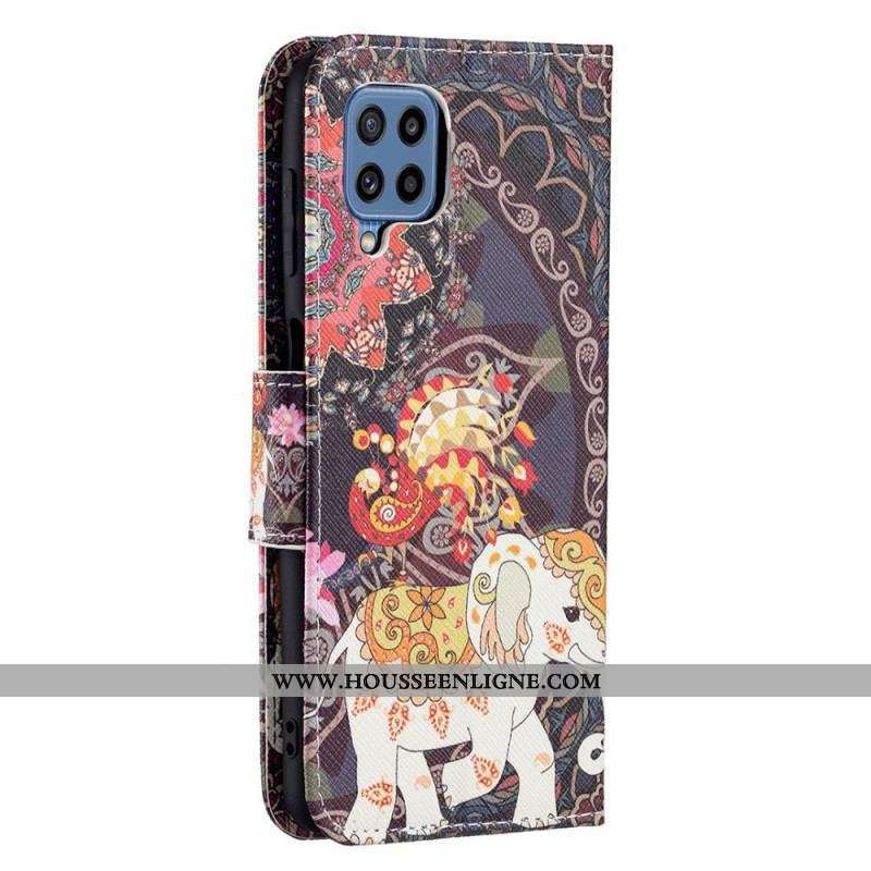 Housse Samsung Galaxy M32 Éléphant Indien
