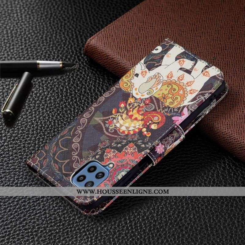 Housse Samsung Galaxy M32 Éléphant Indien