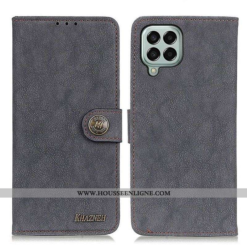 Housse Samsung Galaxy M33 5G Cuir Fendu KHAZNEH