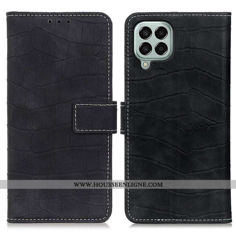 Housse Samsung Galaxy M33 5G Effet Peau de Crocodile