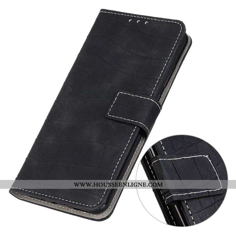 Housse Samsung Galaxy M33 5G Effet Peau de Crocodile