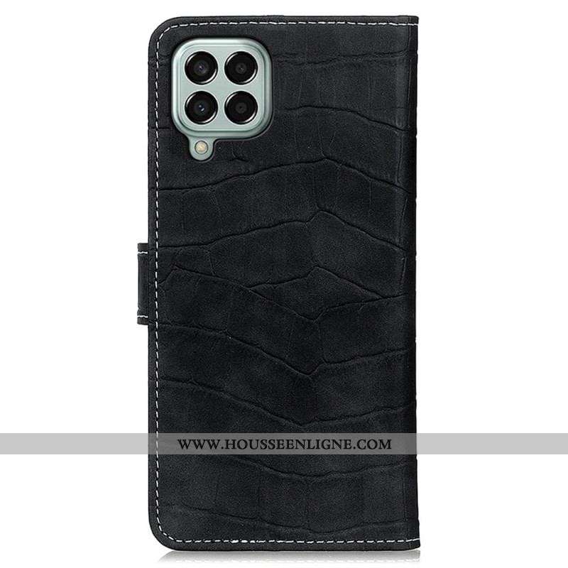 Housse Samsung Galaxy M33 5G Effet Peau de Crocodile
