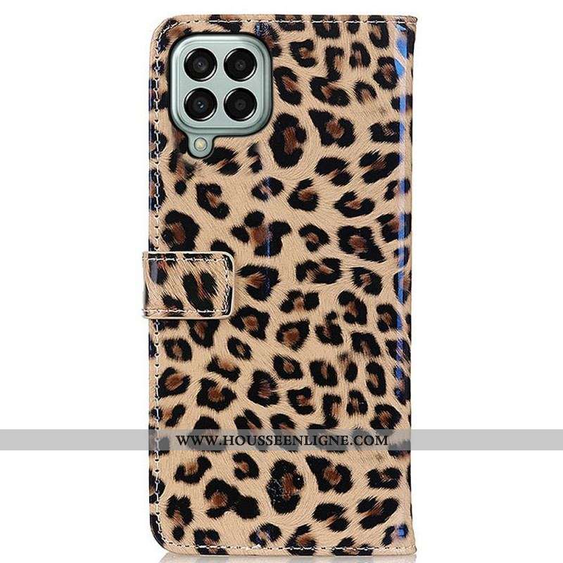 Housse Samsung Galaxy M33 5G Effet Peu de Léopard