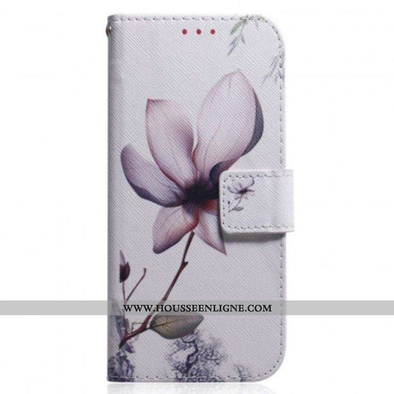 Housse Samsung Galaxy M33 5G Fleur Rose