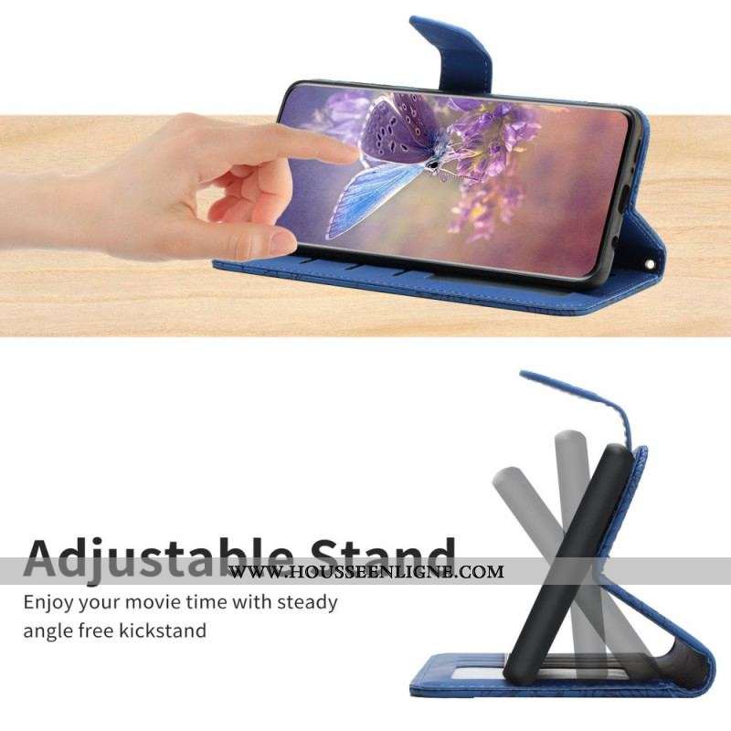 Housse Samsung Galaxy M33 5G Papillons et Bandoulière
