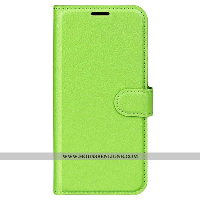 Housse Samsung Galaxy M33 5G Style Cuir Litchi