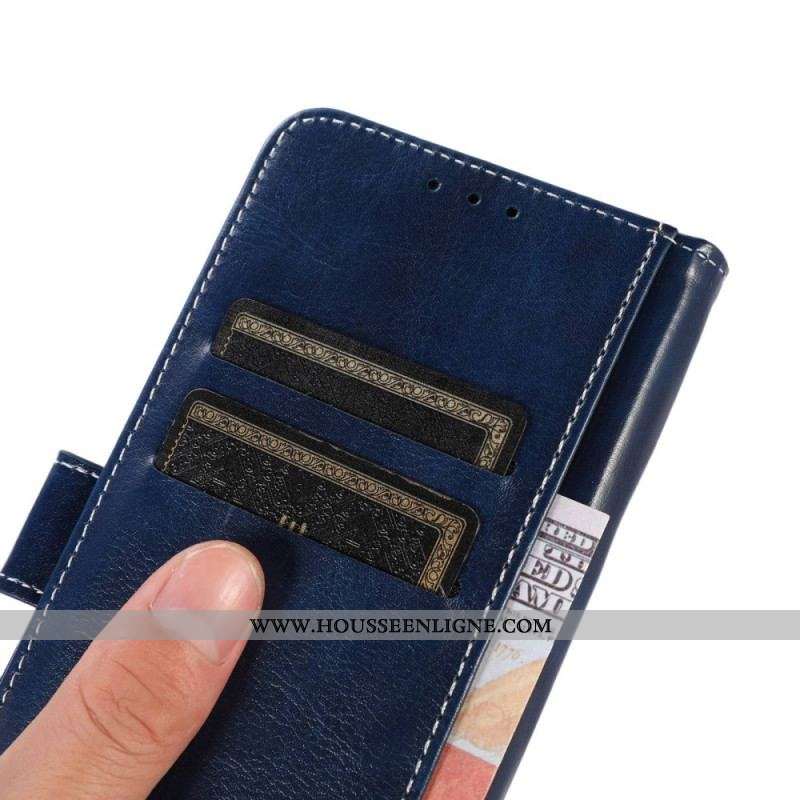 Housse Samsung Galaxy M33 5G Style Cuir et Coutures
