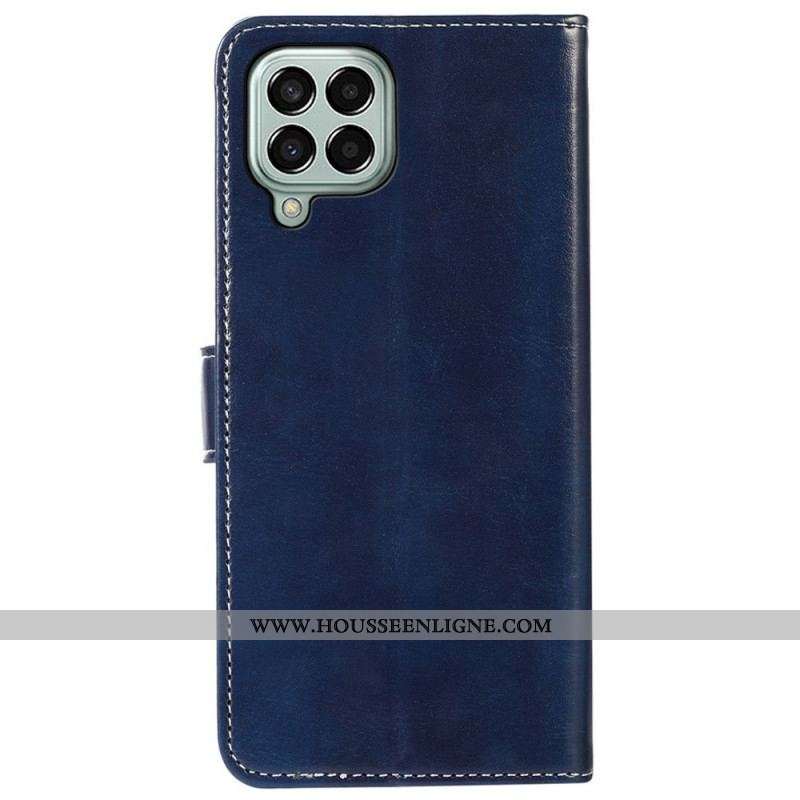 Housse Samsung Galaxy M33 5G Style Cuir et Coutures