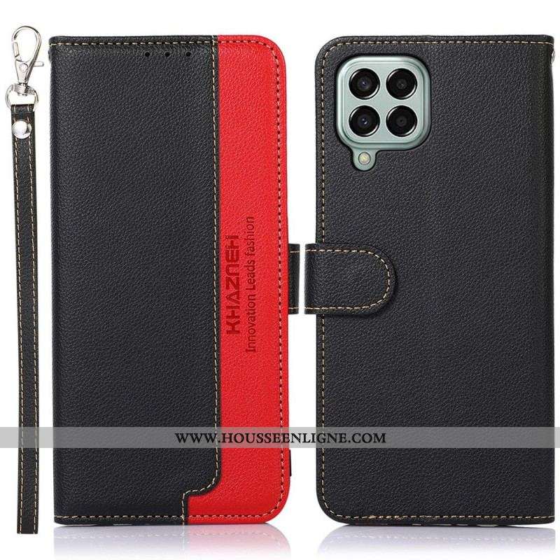 Housse Samsung Galaxy M33 5G Style Litchi RFID