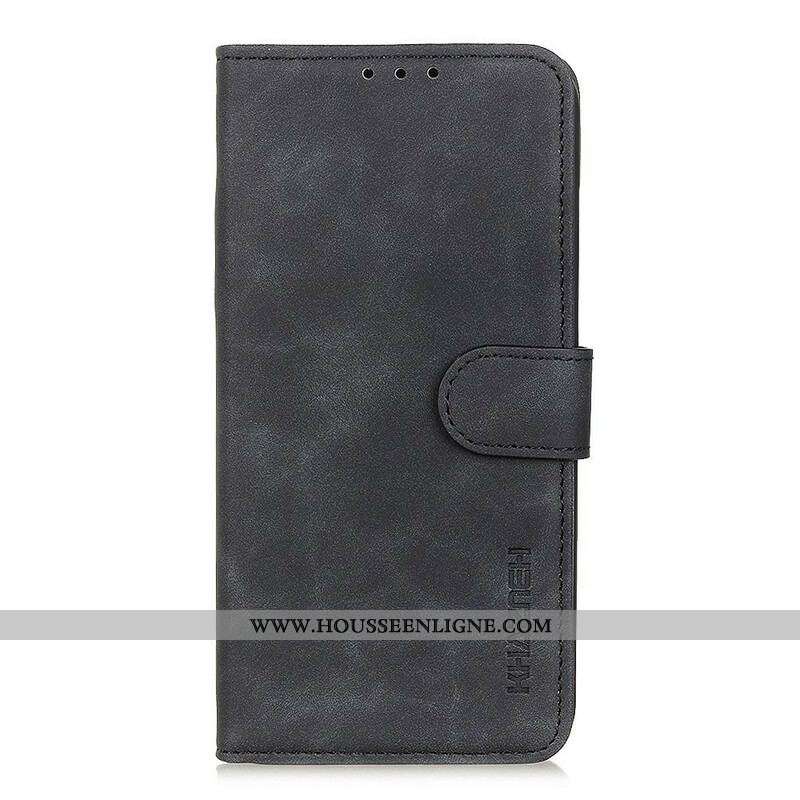 Housse Samsung Galaxy M51 Effet Cuir Vintage KHAZNEH