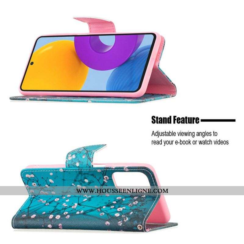 Housse Samsung Galaxy M52 5G Arbre en Fleurs