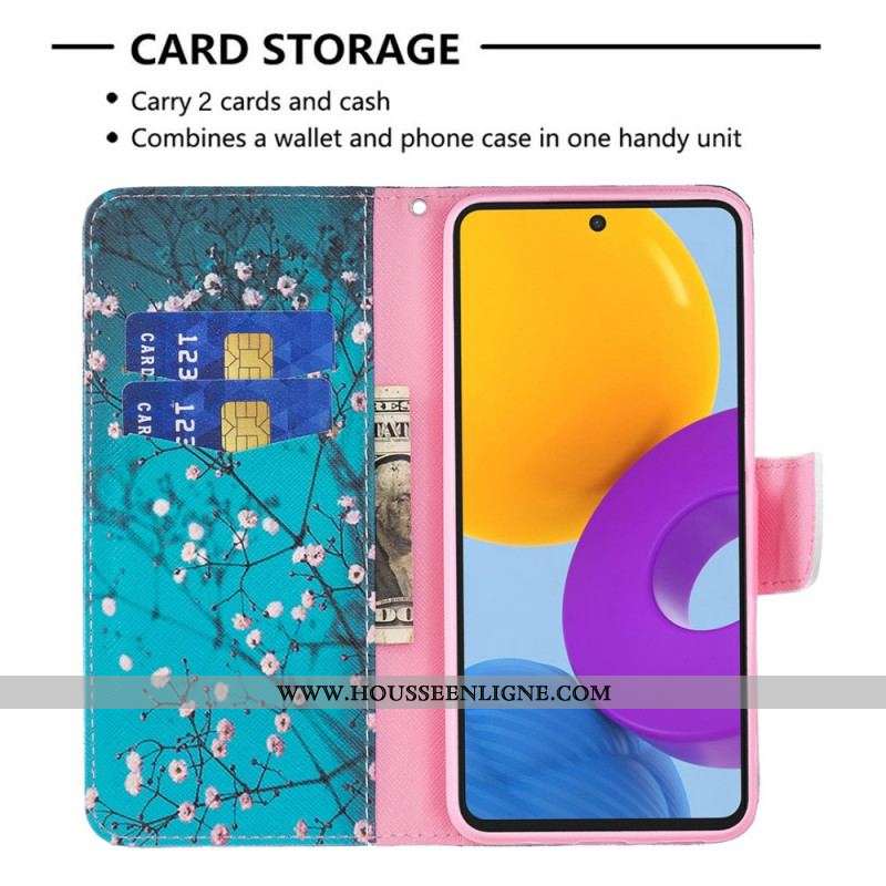 Housse Samsung Galaxy M52 5G Arbre en Fleurs