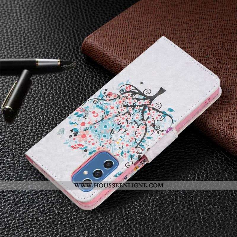 Housse Samsung Galaxy M52 5G Arbuste Arc-en-Ciel