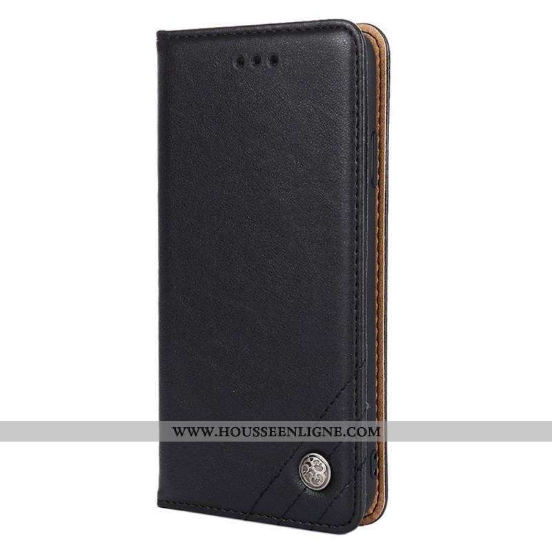 Housse Samsung Galaxy M52 5G Cuir Brossé