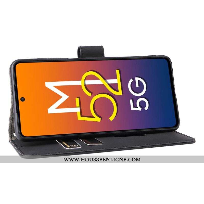 Housse Samsung Galaxy M52 5G Cuir Tamisé