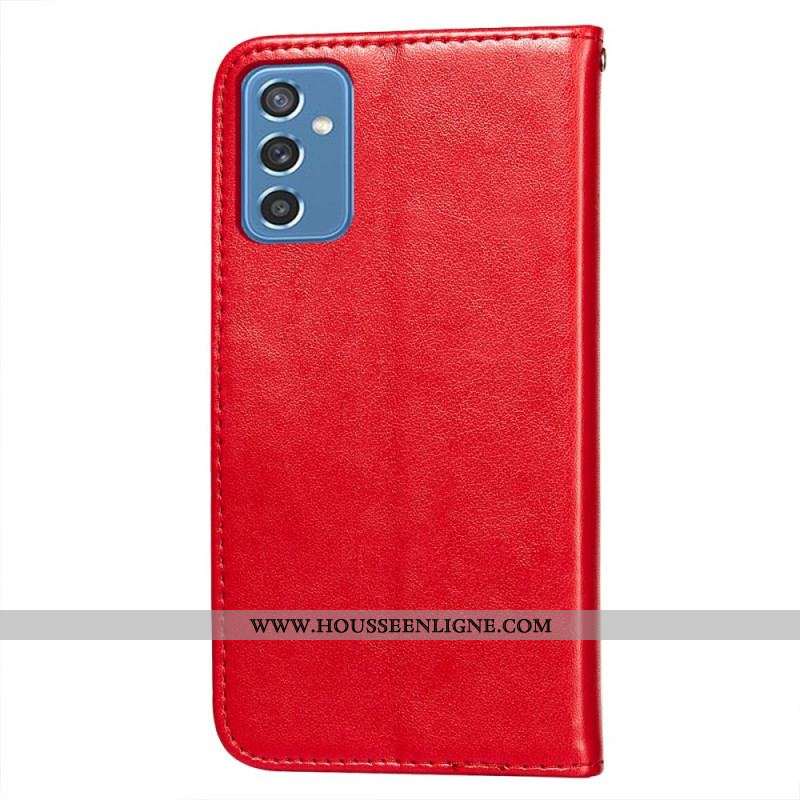 Housse Samsung Galaxy M52 5G Cuir Épais
