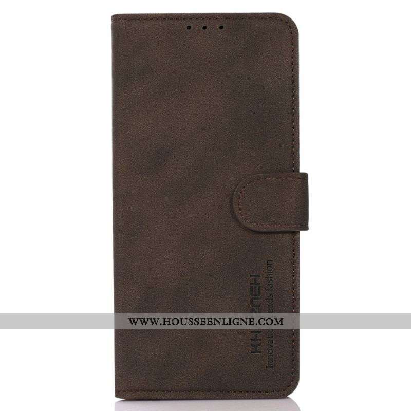 Housse Samsung Galaxy M52 5G Effet Cuir Fashion KHAZNEH