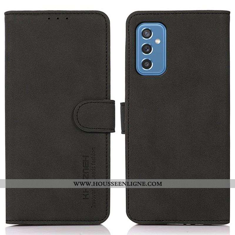 Housse Samsung Galaxy M52 5G Effet Cuir Fashion KHAZNEH