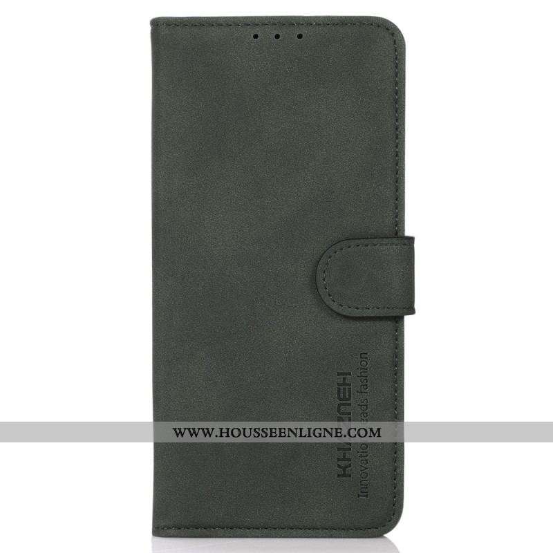 Housse Samsung Galaxy M52 5G Effet Cuir Vintage KHAZNEH