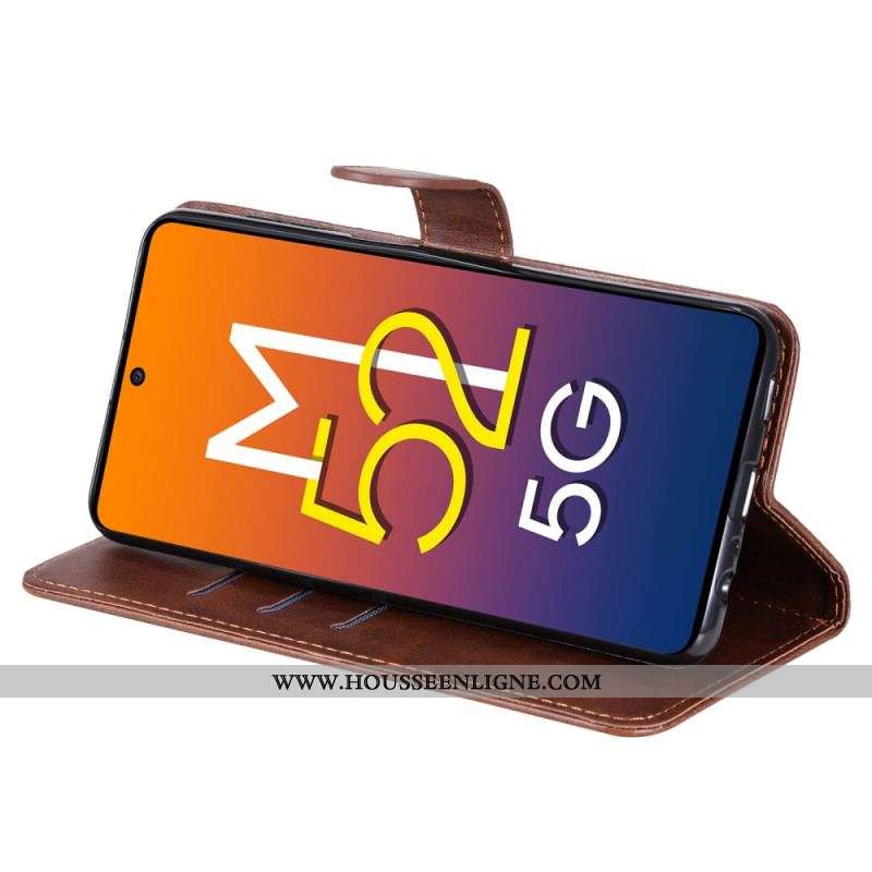 Housse Samsung Galaxy M52 5G Fermeture Éclair
