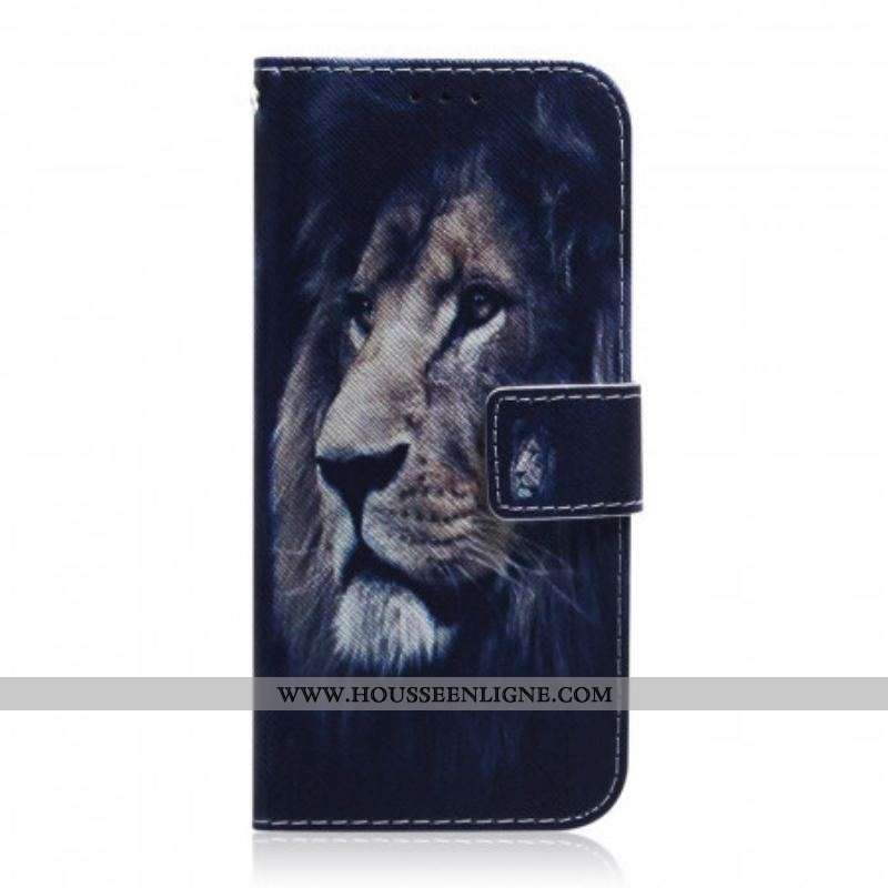 Housse Samsung Galaxy M52 5G Lion de Minuit