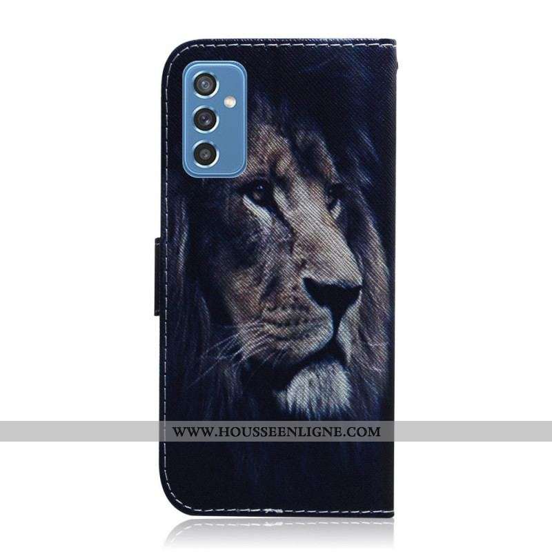 Housse Samsung Galaxy M52 5G Lion de Minuit