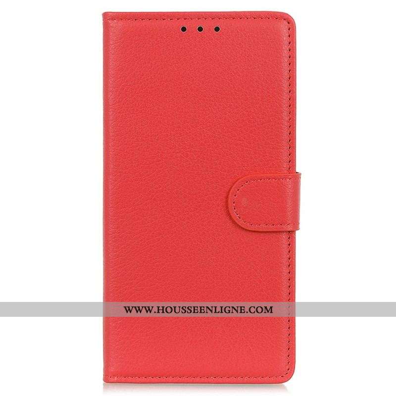 Housse Samsung Galaxy M52 5G Litchi Texture