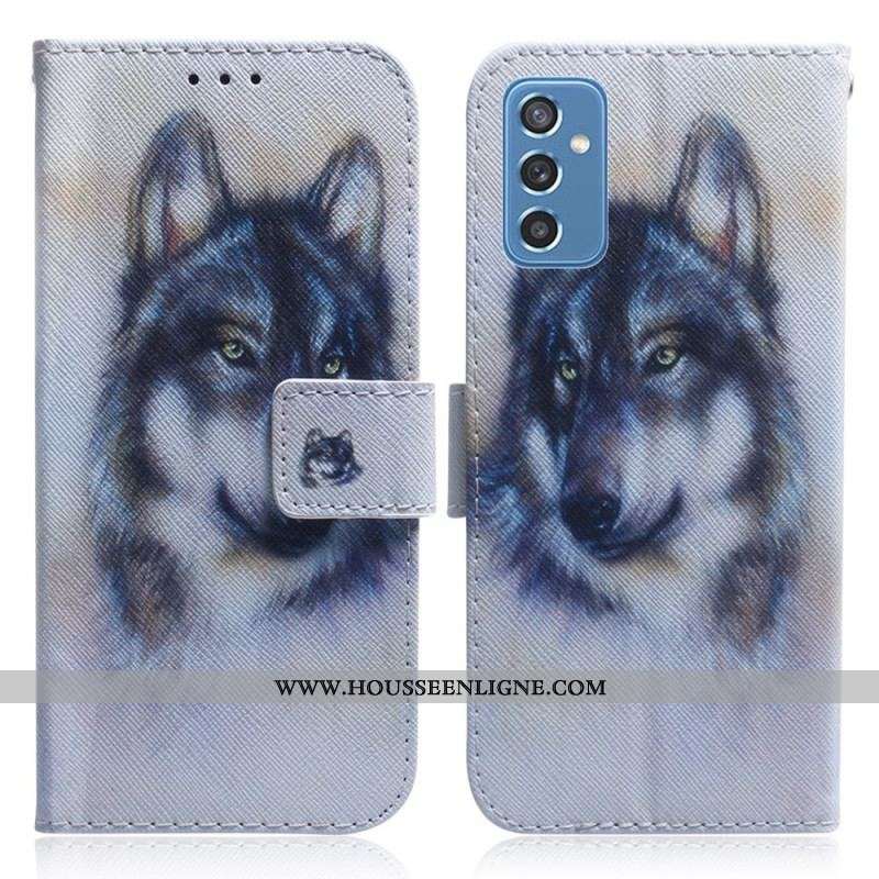 Housse Samsung Galaxy M52 5G Loup Hivernal