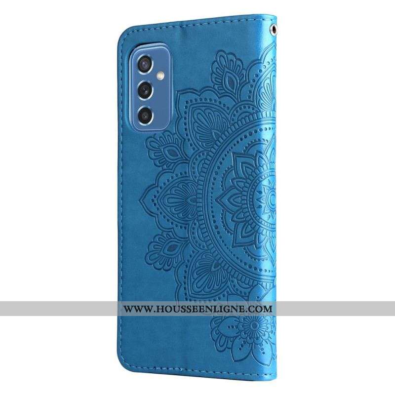 Housse Samsung Galaxy M52 5G Mandala Fleurs