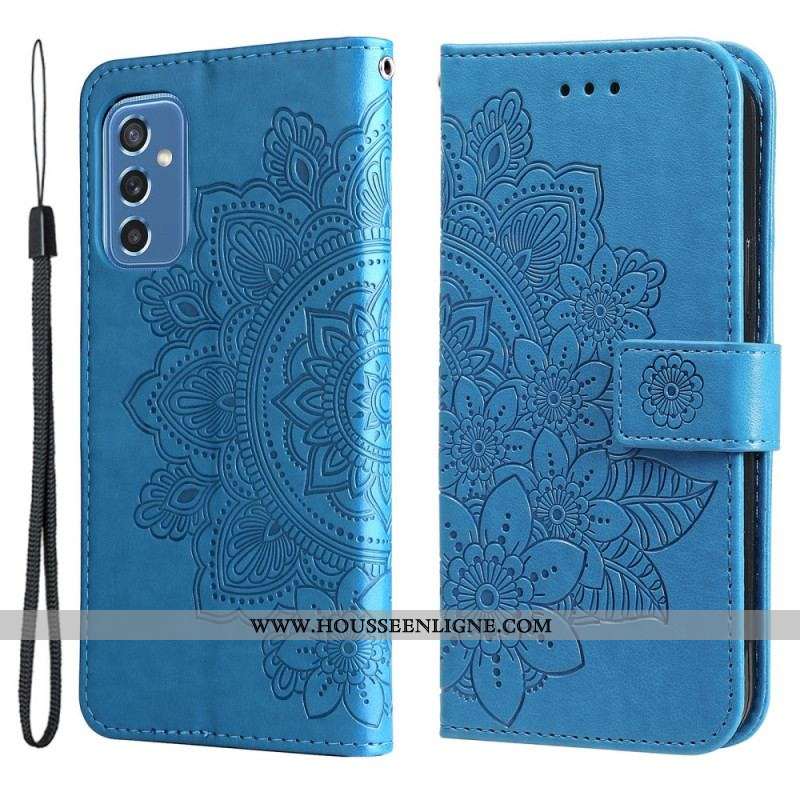 Housse Samsung Galaxy M52 5G Mandala Fleurs