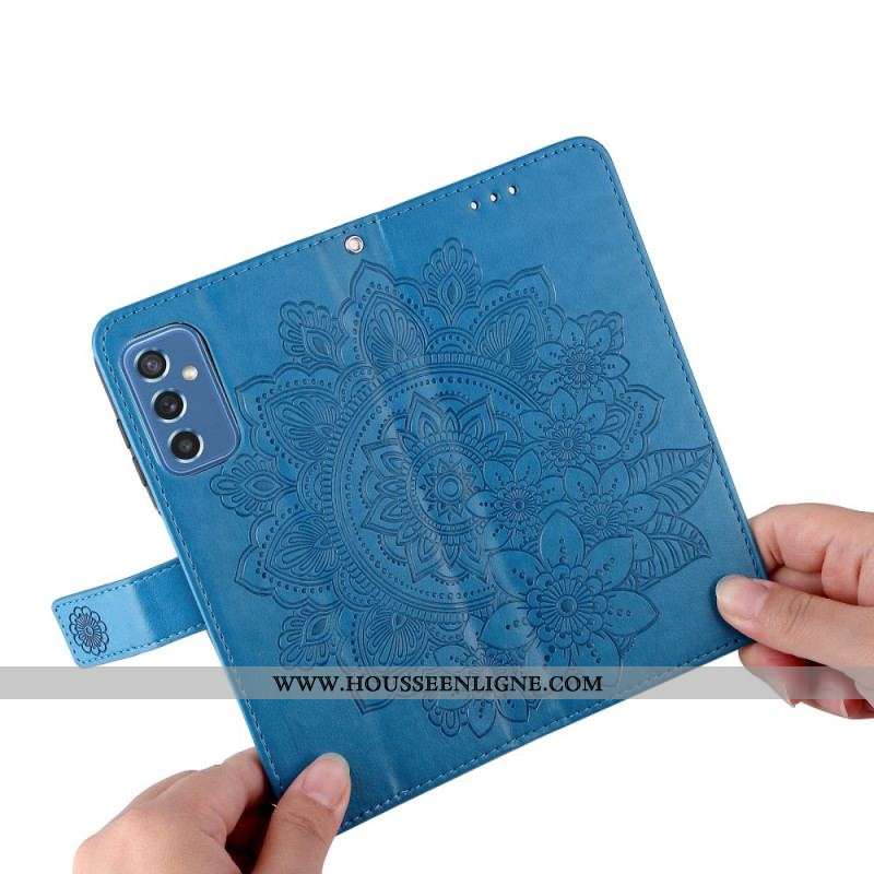 Housse Samsung Galaxy M52 5G Mandala Fleurs