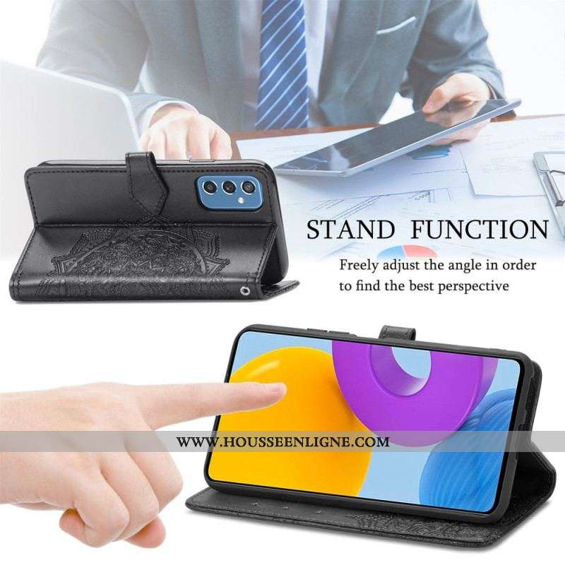 Housse Samsung Galaxy M52 5G Mandala Tressé