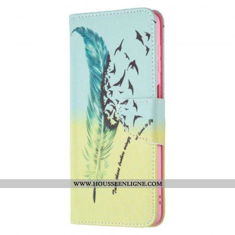 Housse Samsung Galaxy M52 5G Plume