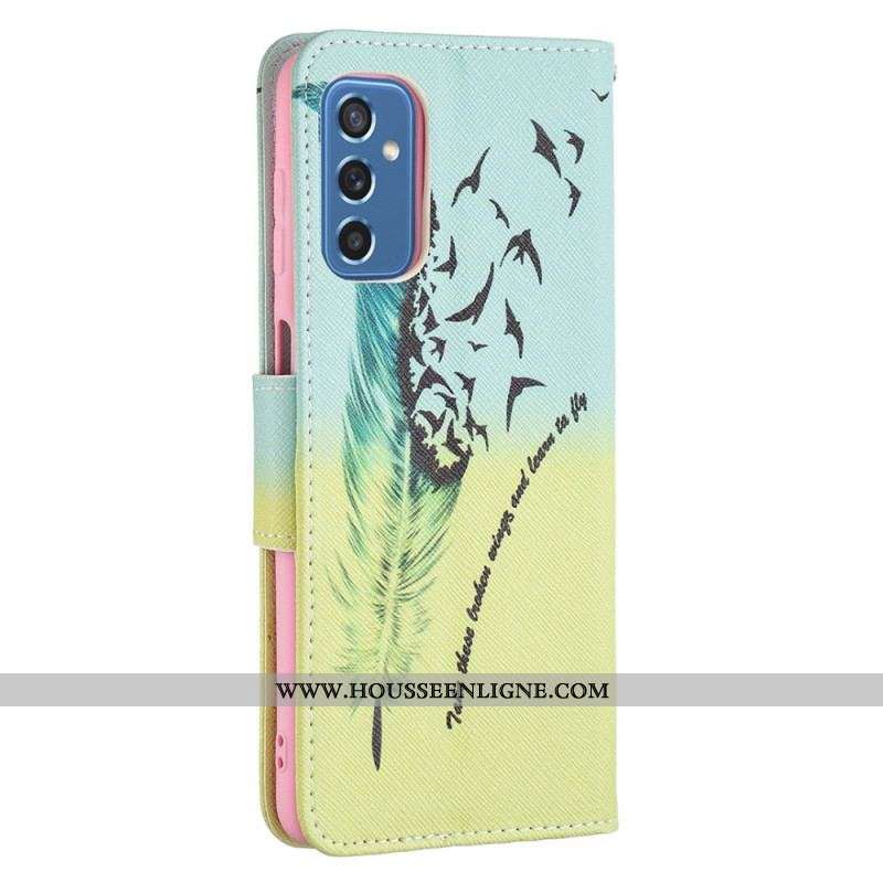 Housse Samsung Galaxy M52 5G Plume
