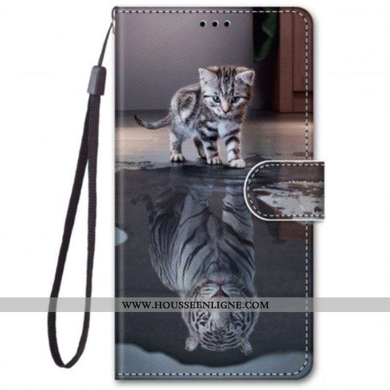 Housse Samsung Galaxy M52 5G Rêverie de Chat