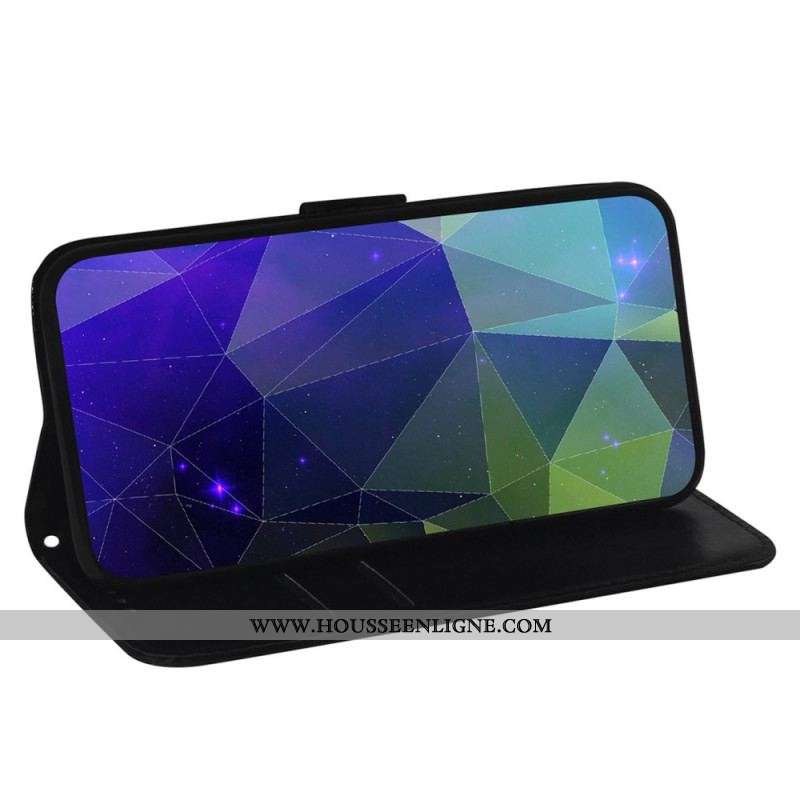Housse Samsung Galaxy M52 5G Simili Cuir Miroir