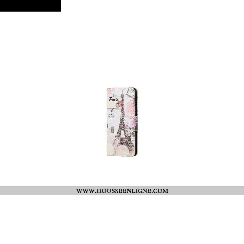Housse Samsung Galaxy M52 5G Tour Eiffel Retro