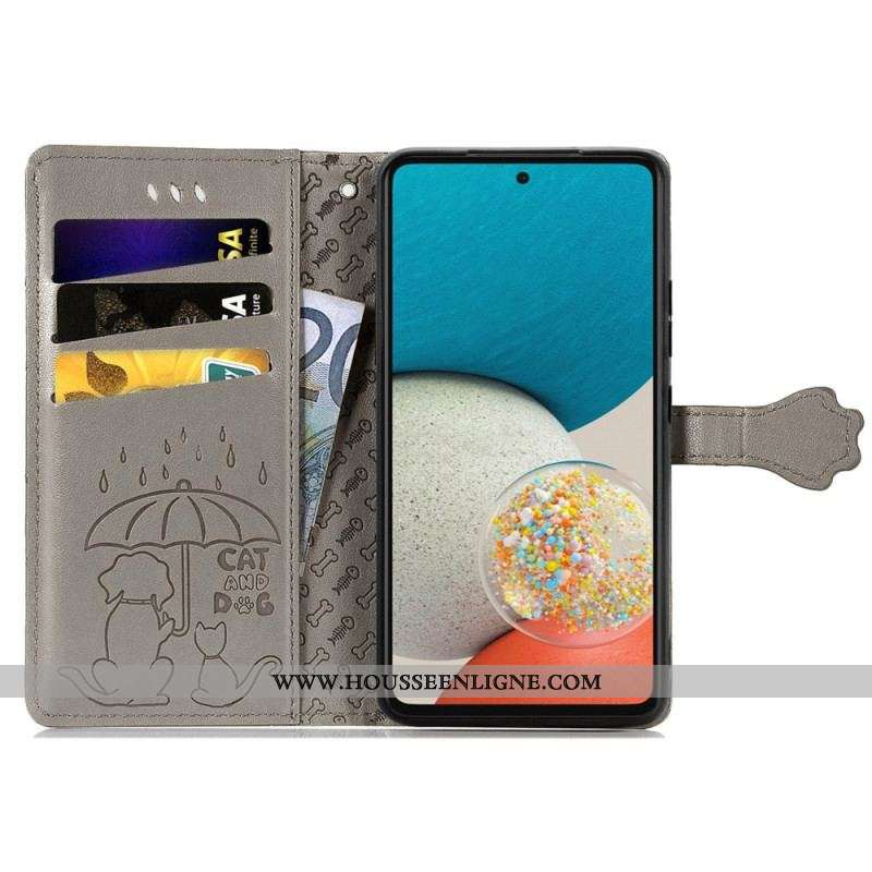 Housse Samsung Galaxy M53 5G Animaux Animés