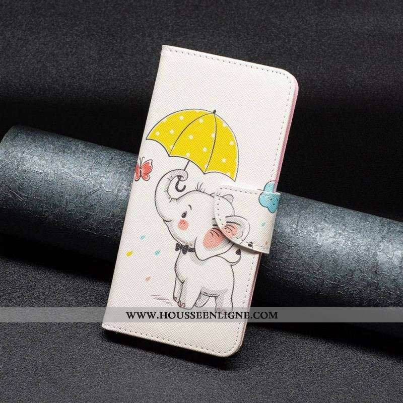 Housse Samsung Galaxy M53 5G Bébé Éléphant