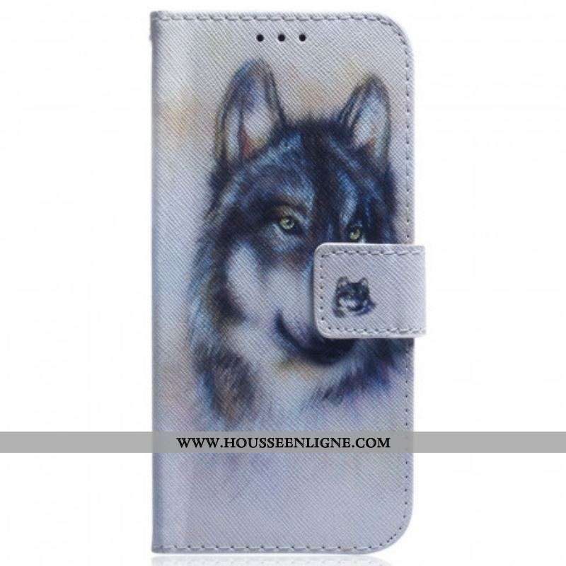 Housse Samsung Galaxy M53 5G Chien Aquarelle