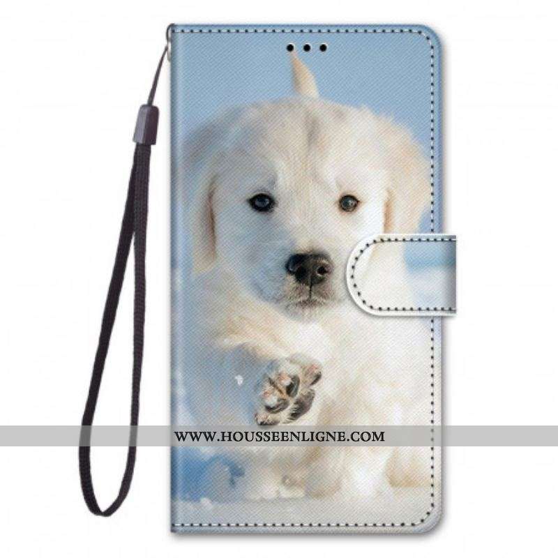 Housse Samsung Galaxy M53 5G Chien à Lanière
