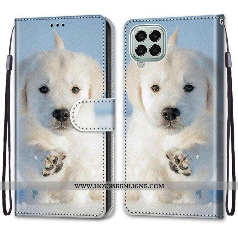 Housse Samsung Galaxy M53 5G Chien à Lanière