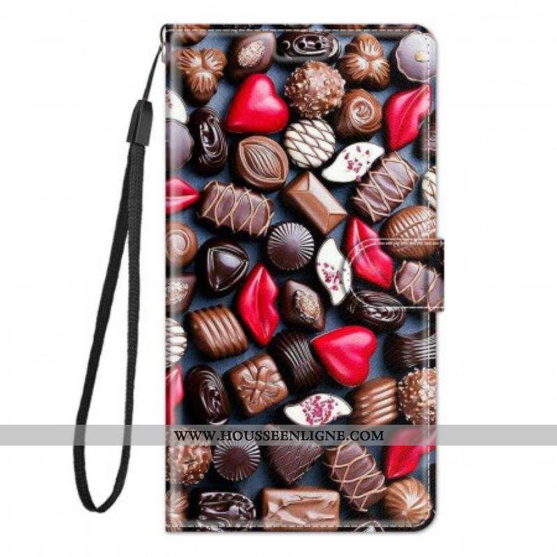 Housse Samsung Galaxy M53 5G Chocolats
