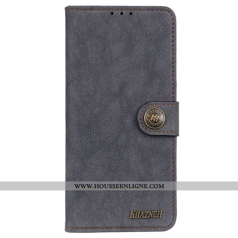 Housse Samsung Galaxy M53 5G Cuir Fendu KHAZNEH