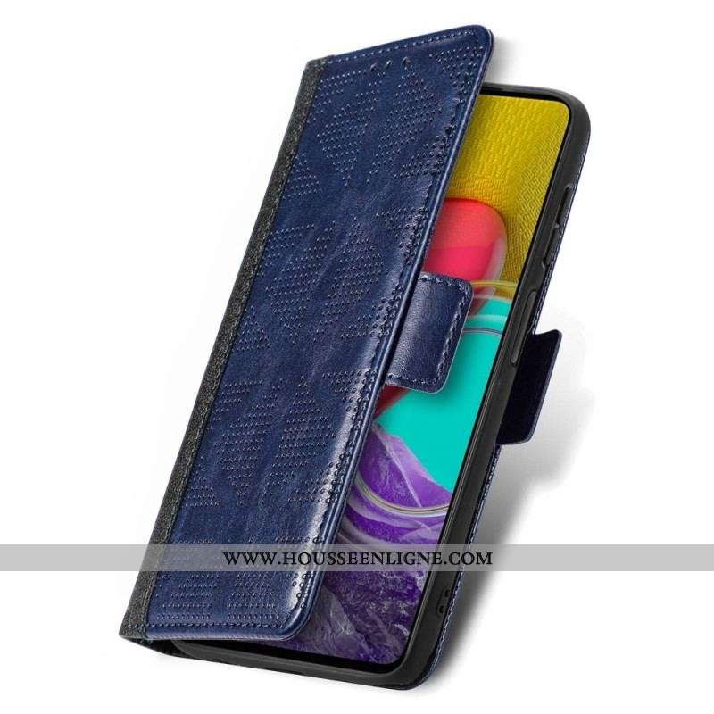Housse Samsung Galaxy M53 5G Design Croisé