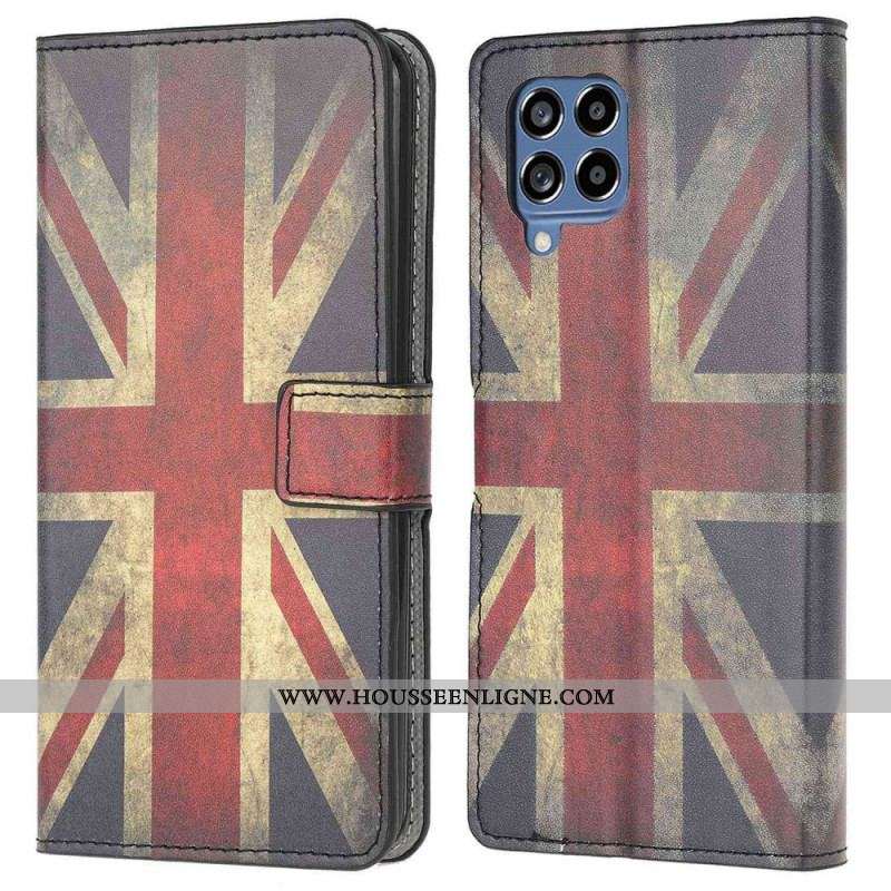 Housse Samsung Galaxy M53 5G Drapeau Anglais