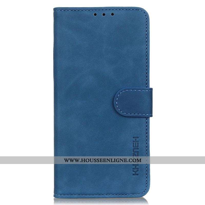 Housse Samsung Galaxy M53 5G Effet Cuir Vintage KHAZNEH