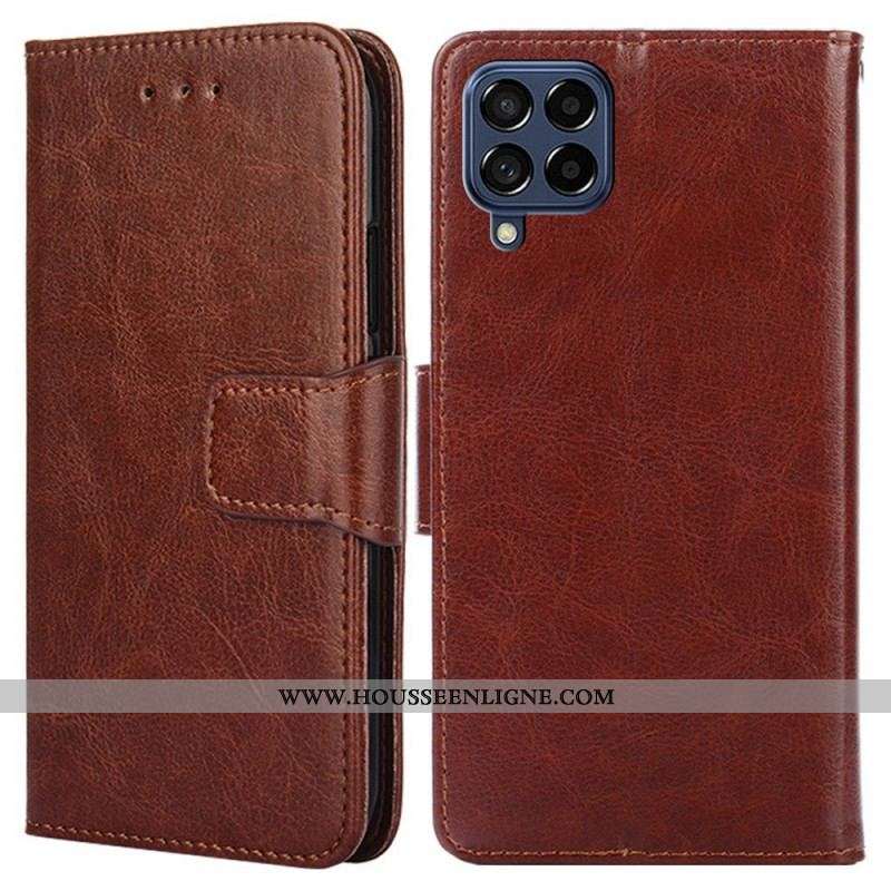 Housse Samsung Galaxy M53 5G Effet Cuir Vintage