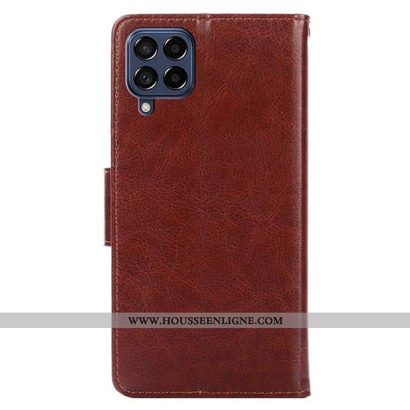 Housse Samsung Galaxy M53 5G Effet Cuir Vintage