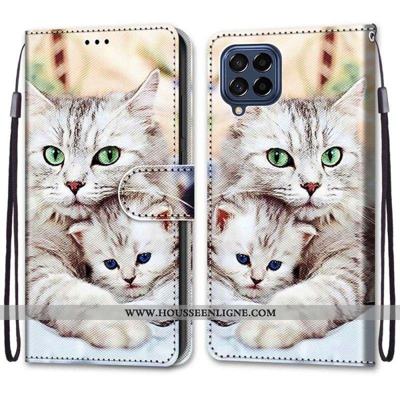 Housse Samsung Galaxy M53 5G Famille de Chats